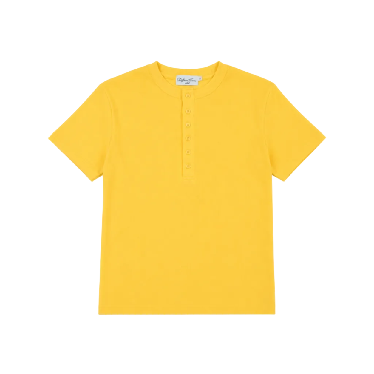 YELLOW HENLEY SHIRT